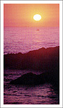 Sunset Ocean memorial Print-image