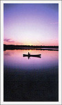 Sunset Canoe memorial Print-image