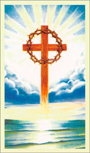 Cross on Water - 1 memorial Print-image