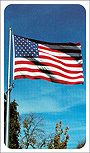 The Flag memorial card