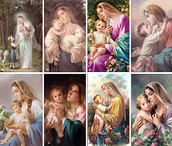 Dolce Madonna 8-card Set memorial Print-image