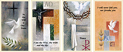Assorted Inspiration 4-card Set memorial Print-image